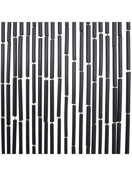 Hyönteisoviverho tummanharmaa 100x200 cm bambu