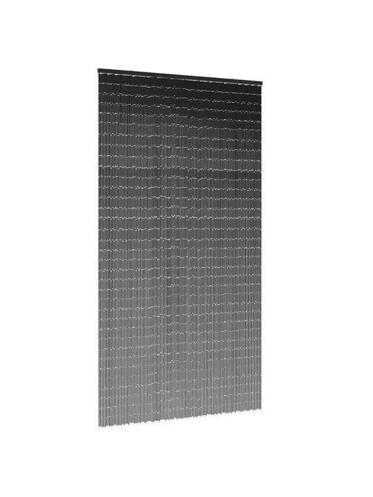 Hyönteisoviverho Tummanharmaa 120x220 cm Bambu