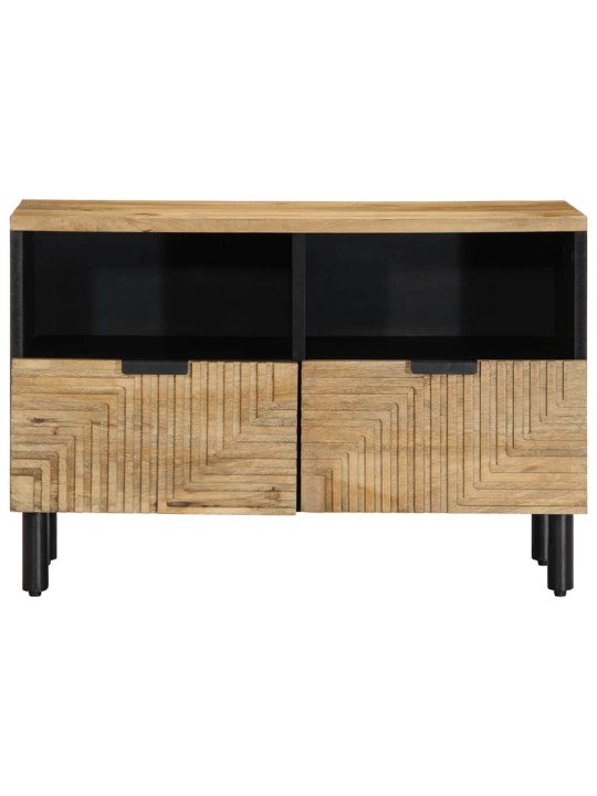 Tv kaappi ruskea 70x33x46 cm massiivipuu mango