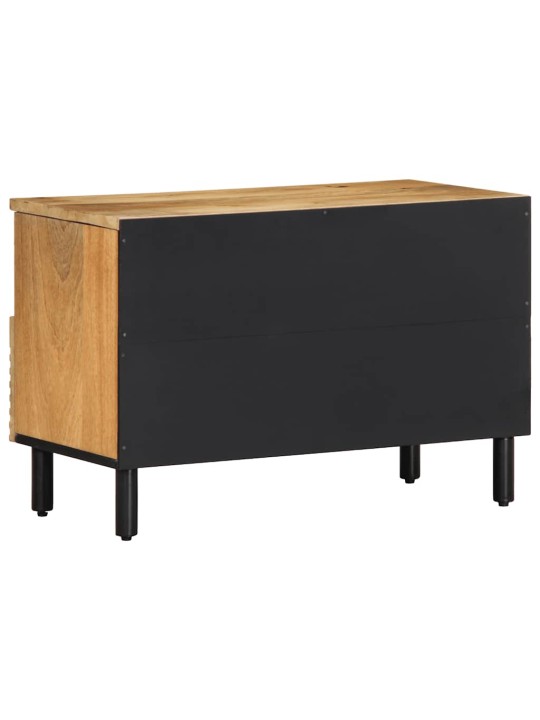 Tv kaappi ruskea 70x33x46 cm massiivipuu mango