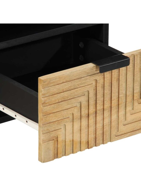 Tv kaappi ruskea 70x33x46 cm massiivipuu mango