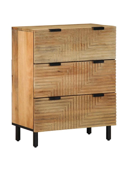 Senkki ruskea 60x33x75 cm massiivipuu mango