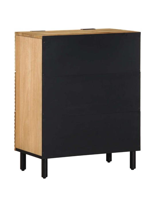 Senkki ruskea 60x33x75 cm massiivipuu mango