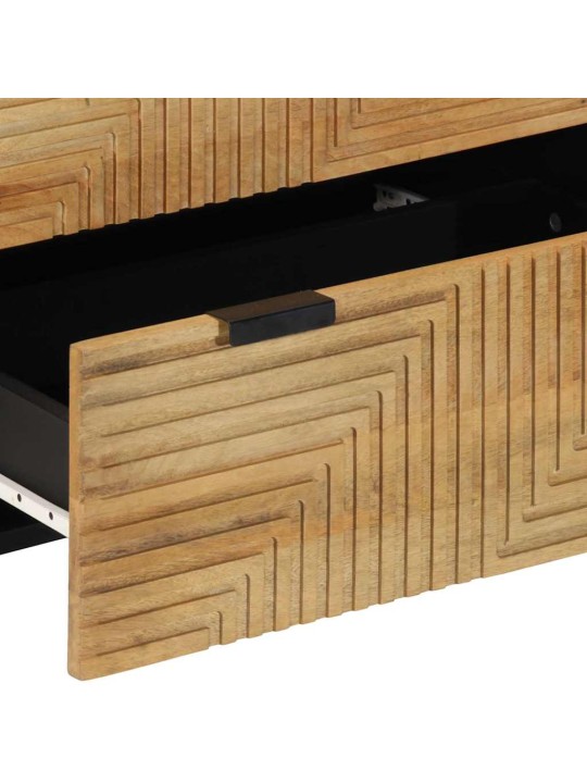 Senkki ruskea 60x33x75 cm massiivipuu mango