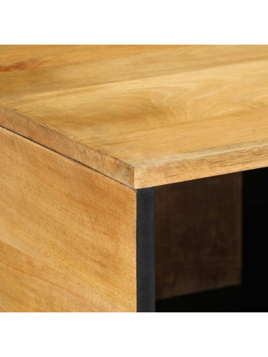 Sohvapöytä ruskea 80x50x40 cm massiivipuu mango