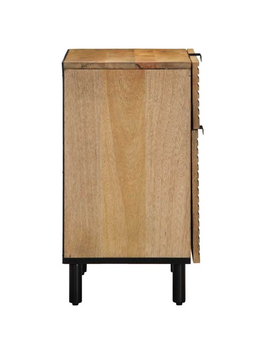 Yöpöytäkaappi ruskea 50x33x60 cm massiivipuu mango
