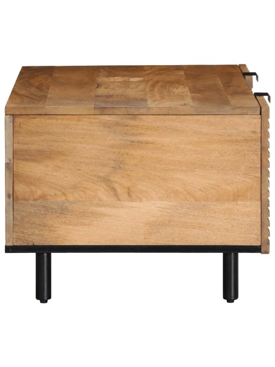 Sohvapöytä ruskea 100x54x40 cm massiivipuu mango
