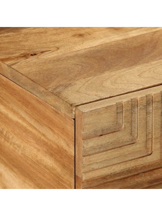 Sohvapöytä ruskea 100x54x40 cm massiivipuu mango