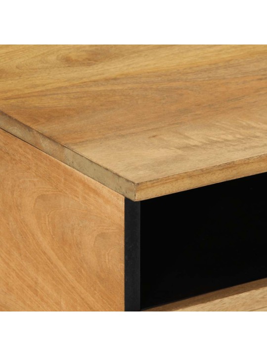 Sohvapöytä ruskea 80x54x40 cm massiivipuu mango