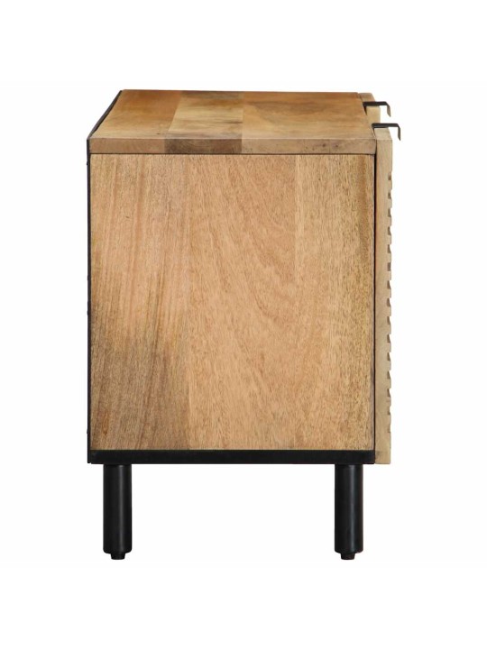Tv kaappi ruskea 105x33x46 cm massiivipuu mango