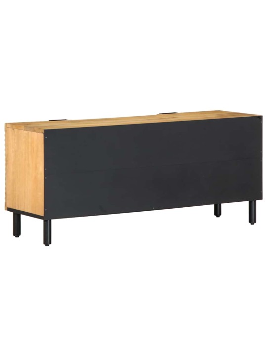 Tv kaappi ruskea 105x33x46 cm massiivipuu mango