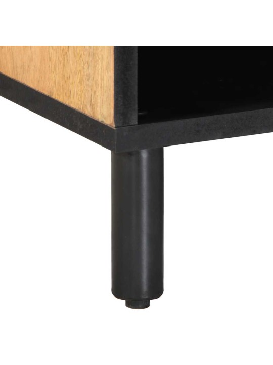 Tv kaappi ruskea 80x31,5x46 cm massiivipuu mango