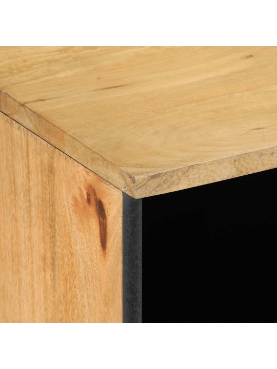Tv-kaappi ruskea 100x33x46 cm massiivipuu mango