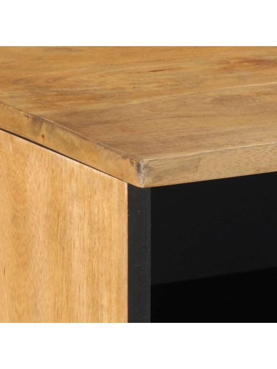 Tv kaappi ruskea 80x33x46 cm massiivipuu mango
