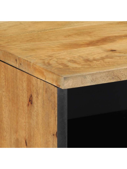 Tv-kaappi ruskea 100x33x46 cm massiivipuu mango