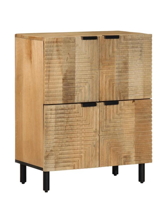 Senkki ruskea 60x33x75 cm massiivipuu mango