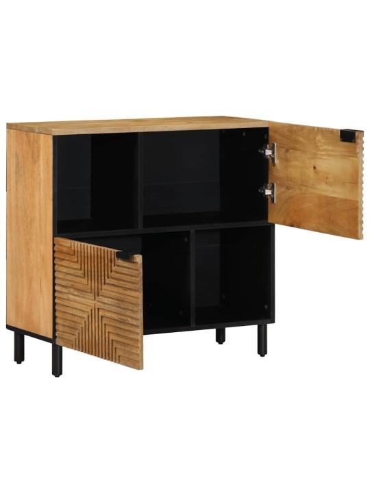 Senkki ruskea 80x33x75 cm massiivipuu mango