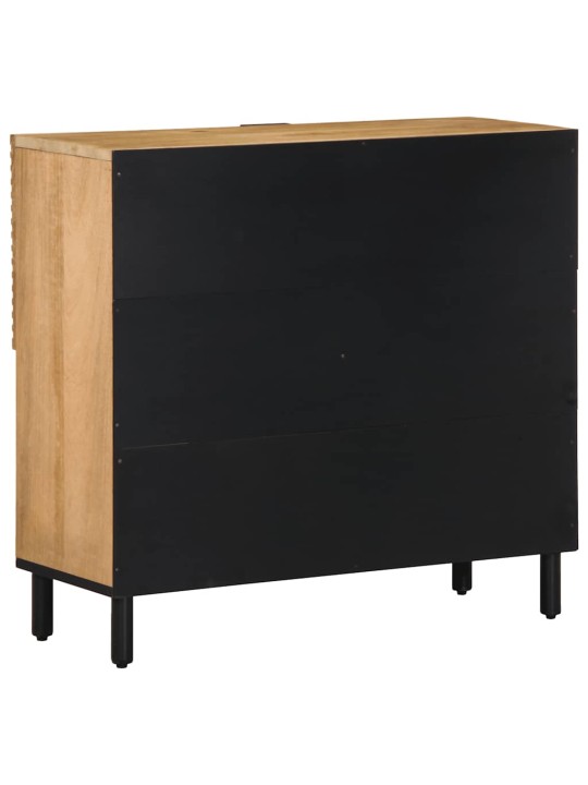 Senkki ruskea 80x33x75 cm massiivipuu mango
