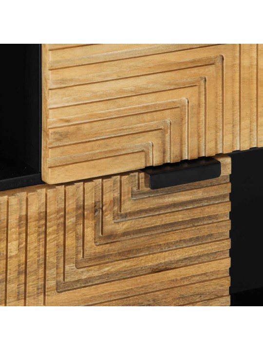 Senkki ruskea 80x33x75 cm massiivipuu mango