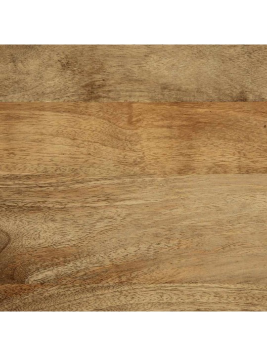 Highboard ruskea 40x33x110 cm massiivipuu mango