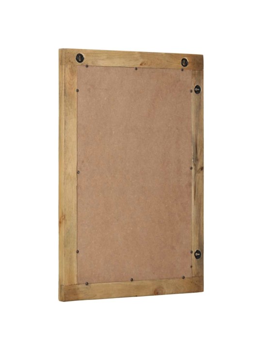Kylpyhuonepeili ruskea 50x70x3 cm massiivipuu mango