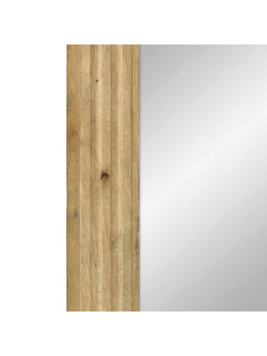 Kylpyhuonepeili ruskea 50x70x3 cm massiivipuu mango