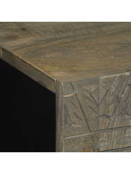 Senkki vaaleanharmaa 60x33,5x75 cm massiivipuu mango