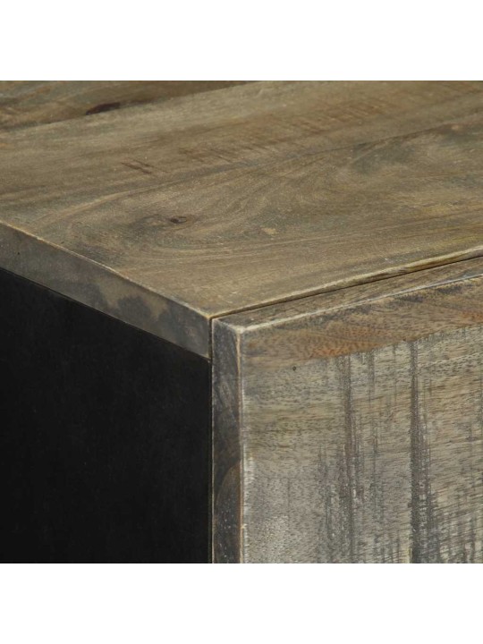 Senkki vaaleanharmaa 60x33,5x75 cm massiivipuu mango