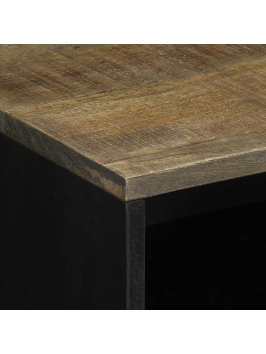 Yökaappi vaaleanharmaa 50x33x60 cm massiivipuu mango
