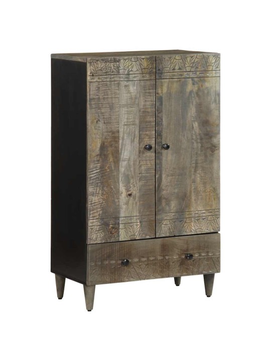 Highboard 60x33x110 cm massiivipuu mango