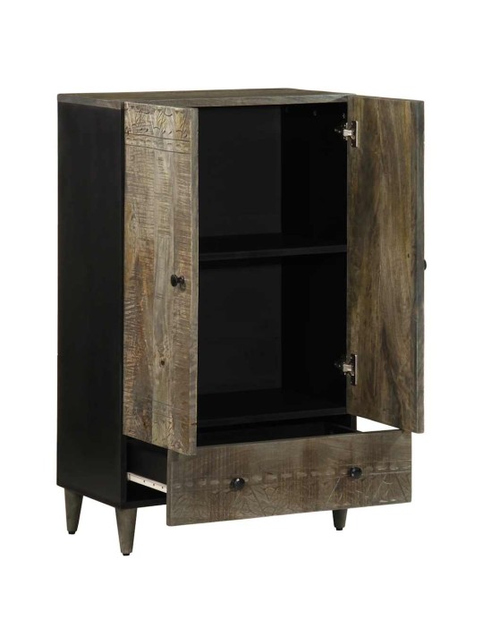Highboard 60x33x110 cm massiivipuu mango