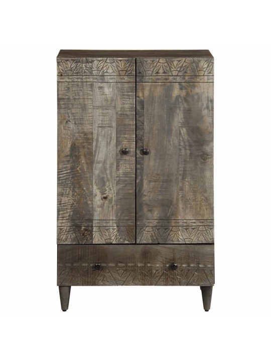 Highboard 60x33x110 cm massiivipuu mango