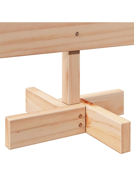 Puinen koristejoulukuusi 70 cm täysi mänty