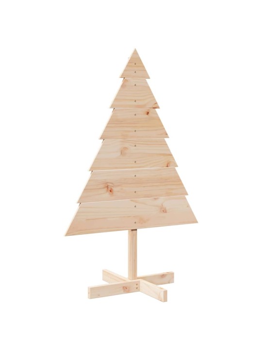 Puinen joulukuusi koriste 110 cm täysi mänty