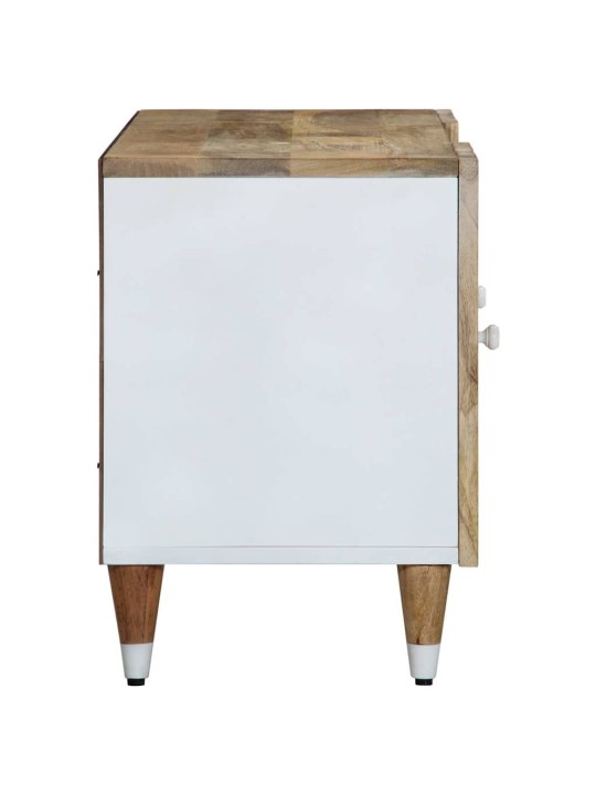 Tv kaappi 105x33,5x46 cm massiivipuu mango