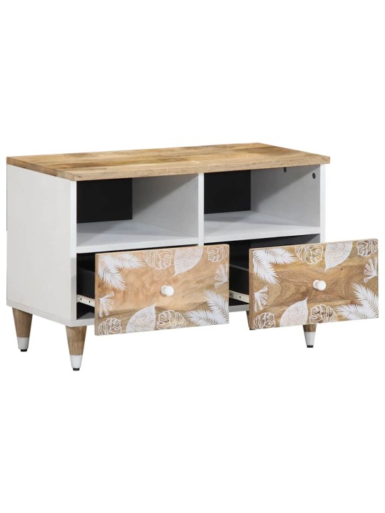 Tv kaappi 70x33,5x46 cm massiivipuu mango