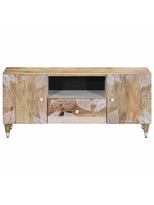 Tv kaappi 105x33,5x46 cm massiivipuu mango