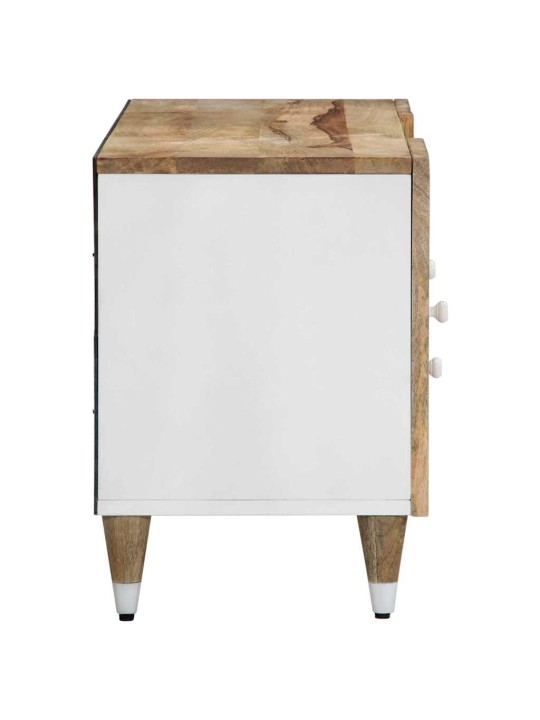 Tv kaappi 105x33,5x46 cm massiivipuu mango