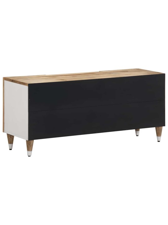Tv kaappi 105x33,5x46 cm massiivipuu mango