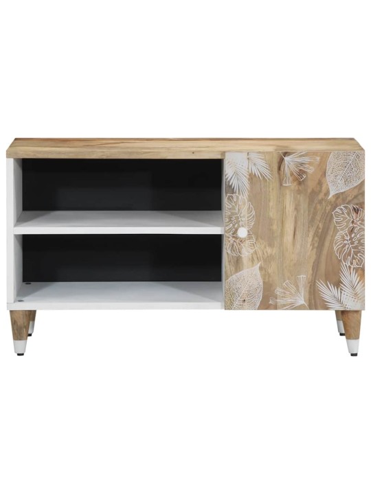 Tv-taso 80x31,5x46 cm täysi mangopuu