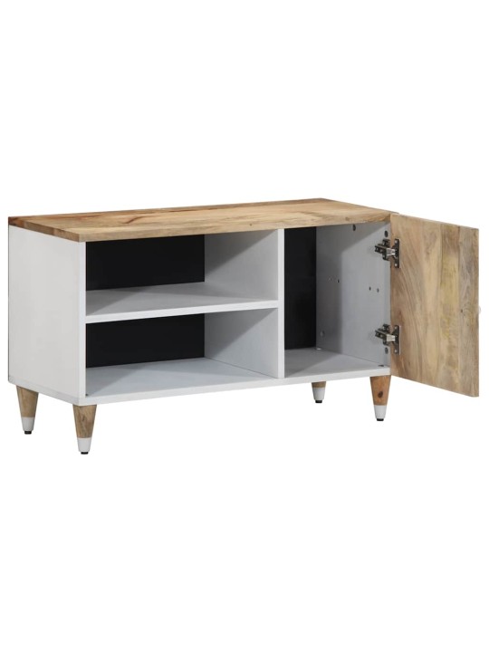 Tv-taso 80x31,5x46 cm täysi mangopuu