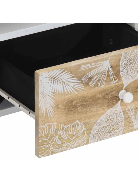 Tv kaappi 100x33,5x46 cm massiivipuu mango