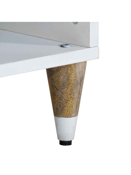 Tv kaappi 100x33,5x46 cm massiivipuu mango