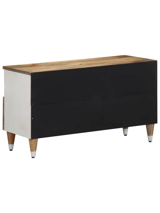Tv kaappi 80x33,5x46 cm massiivipuu mango