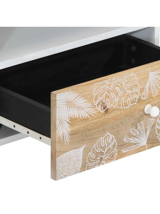 Tv kaappi 80x33,5x46 cm massiivipuu mango