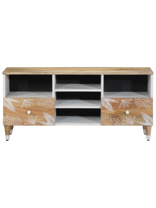 Tv kaappi 100x33,5x46 cm massiivipuu mango