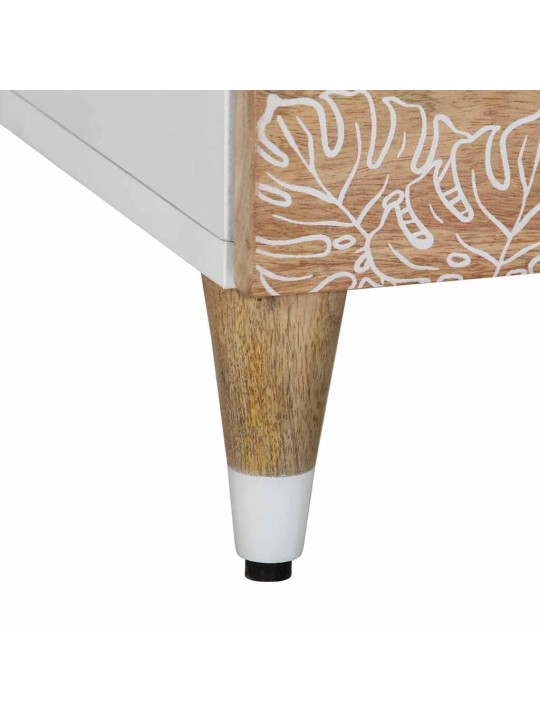 Tv kaappi 100x33,5x46 cm massiivipuu mango