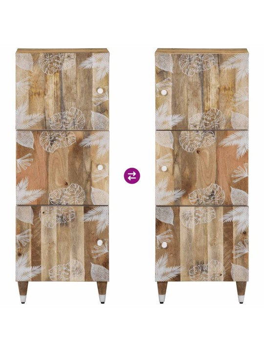 Highboard 40x33,5x110 cm massiivipuu mango
