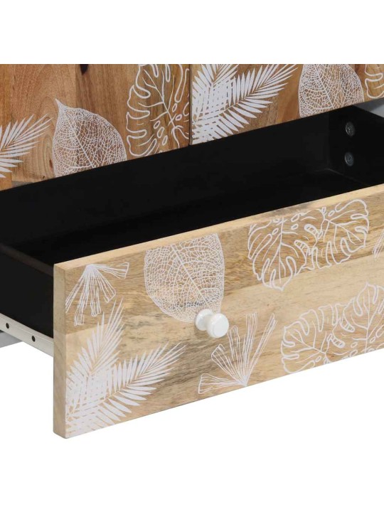 Highboard 60x33,5x100 cm massiivipuu mango