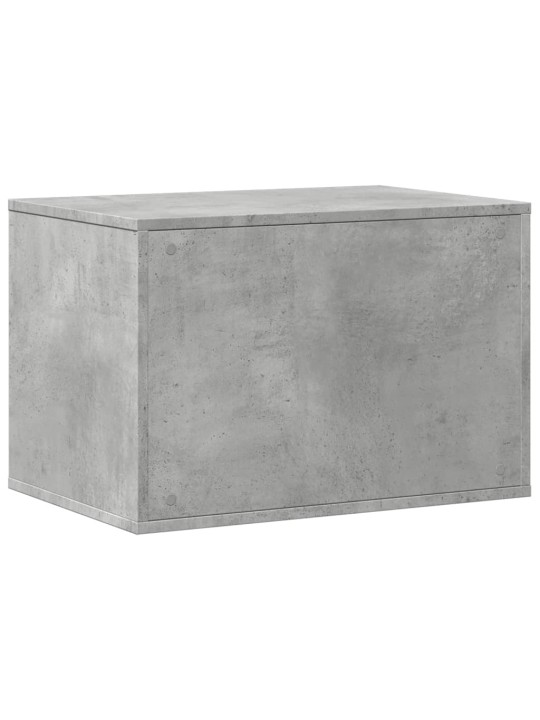 Kissanhiekkalaatikon kotelo harmaa 60x40x40 cm tekninen puu